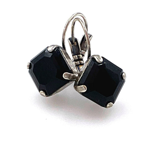 Imperial Princess Earrings - Jet Black