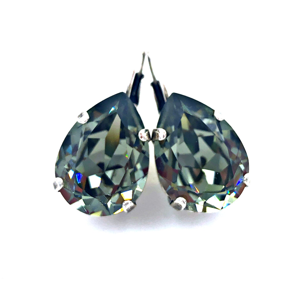 Teardrop Earrings - Midnight