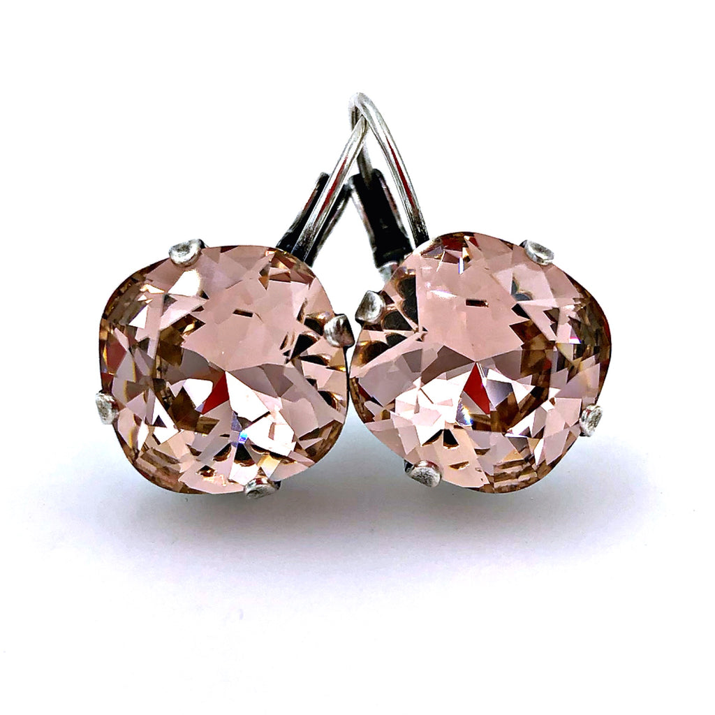 Queen Earrings - Blushing Bride