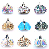 Teardrop Earrings - Shimmery Champagne