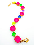 Bracelet - Countess 80’s Neon in Gold