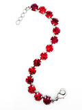 Bracelet - Duchess Red, Red Wine