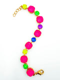 Bracelet - Countess 80’s Neon in Gold