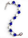 Bracelet - Duchess Go Navy! & Snow Opal