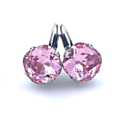 Queen Earrings - Love Pink