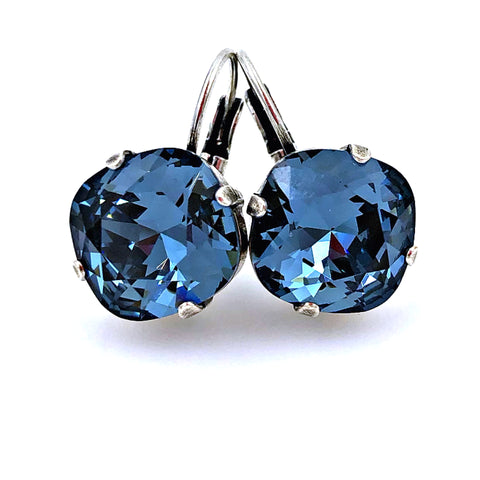 Queen Earrings - Dark Denim