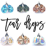 Teardrop Earrings - Blushing Bride