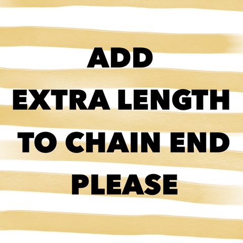 ADD EXTRA CHAIN LINKS